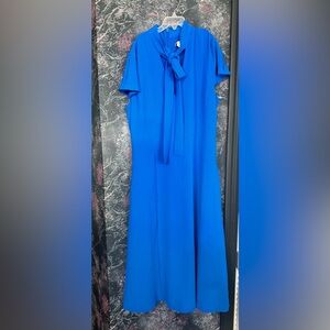 Royal Blue Eva mendes maxi dress